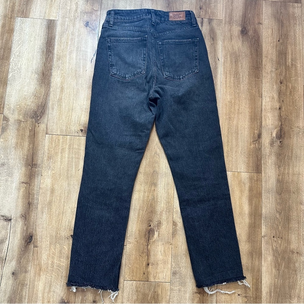 Urban Outfitters BGB Dillon Charcoal Black Relaxed Fit Jeans Size 27 - Picture 7 of 13